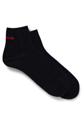 HUGO - Two-pack of short-length logo socks