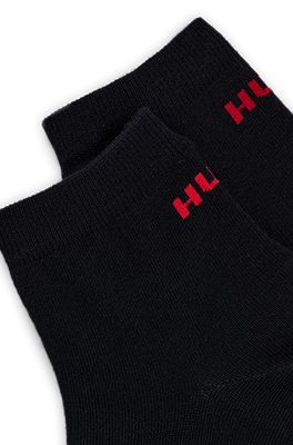 HUGO - of logo Two-pack short-length socks