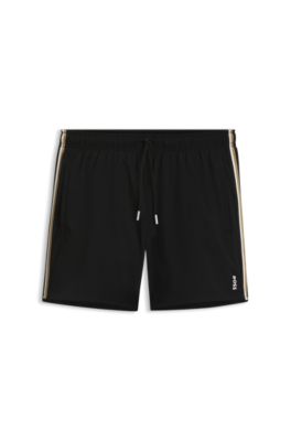 thumbnail image 2 of HUGO BOSS Men's Swim Shorts – Drawstring Waist, Signature Stripes & Logo, Polyester, Quick Dry, Lightweight, New With Tags 2 of 2