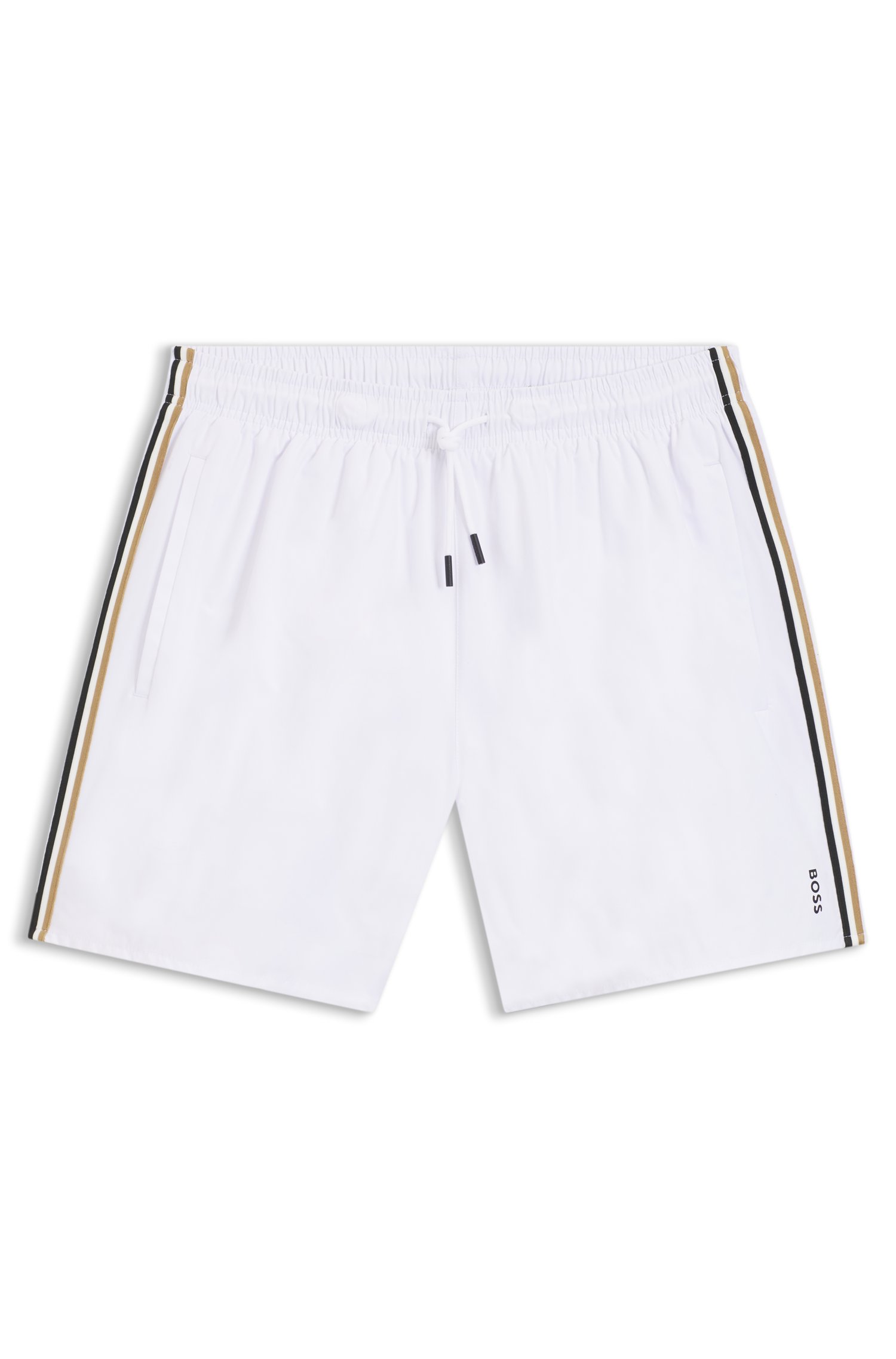 Boss Swim shorts with signature stripe and logo herr – bild 3