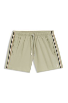Boss Swim shorts with signature stripe and logo herr – bild 3