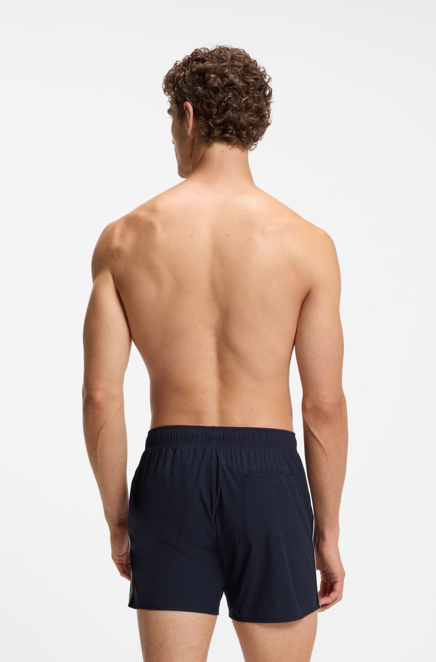 Boss Signature-stripe swim shorts herr – bild 2