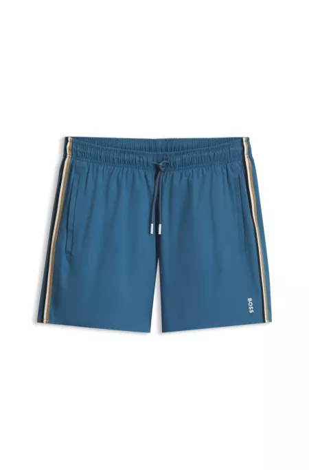Badeshorts mit Signature-Streifen
