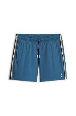 Signature-stripe swim shorts