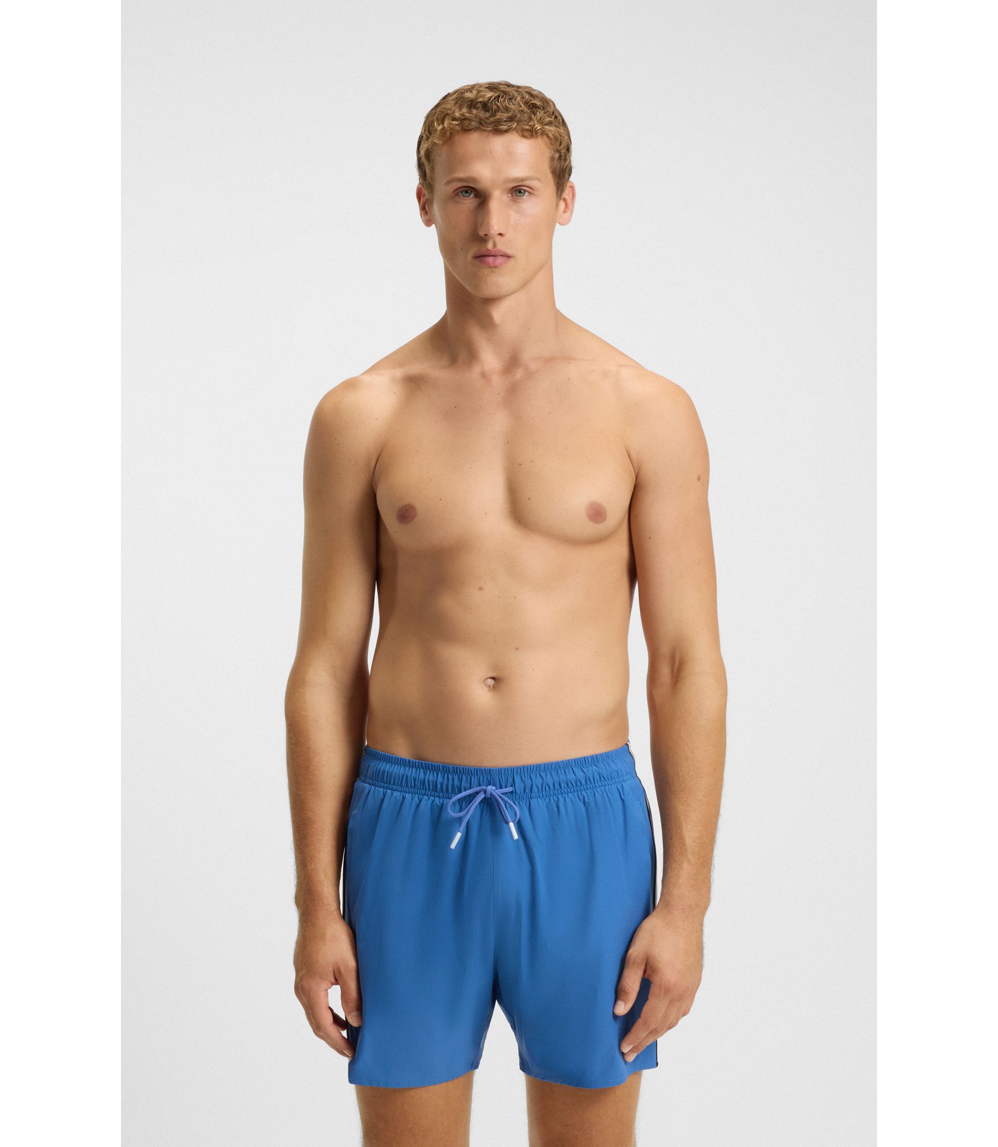 Badeshorts mit Signature-Streifen und Logo