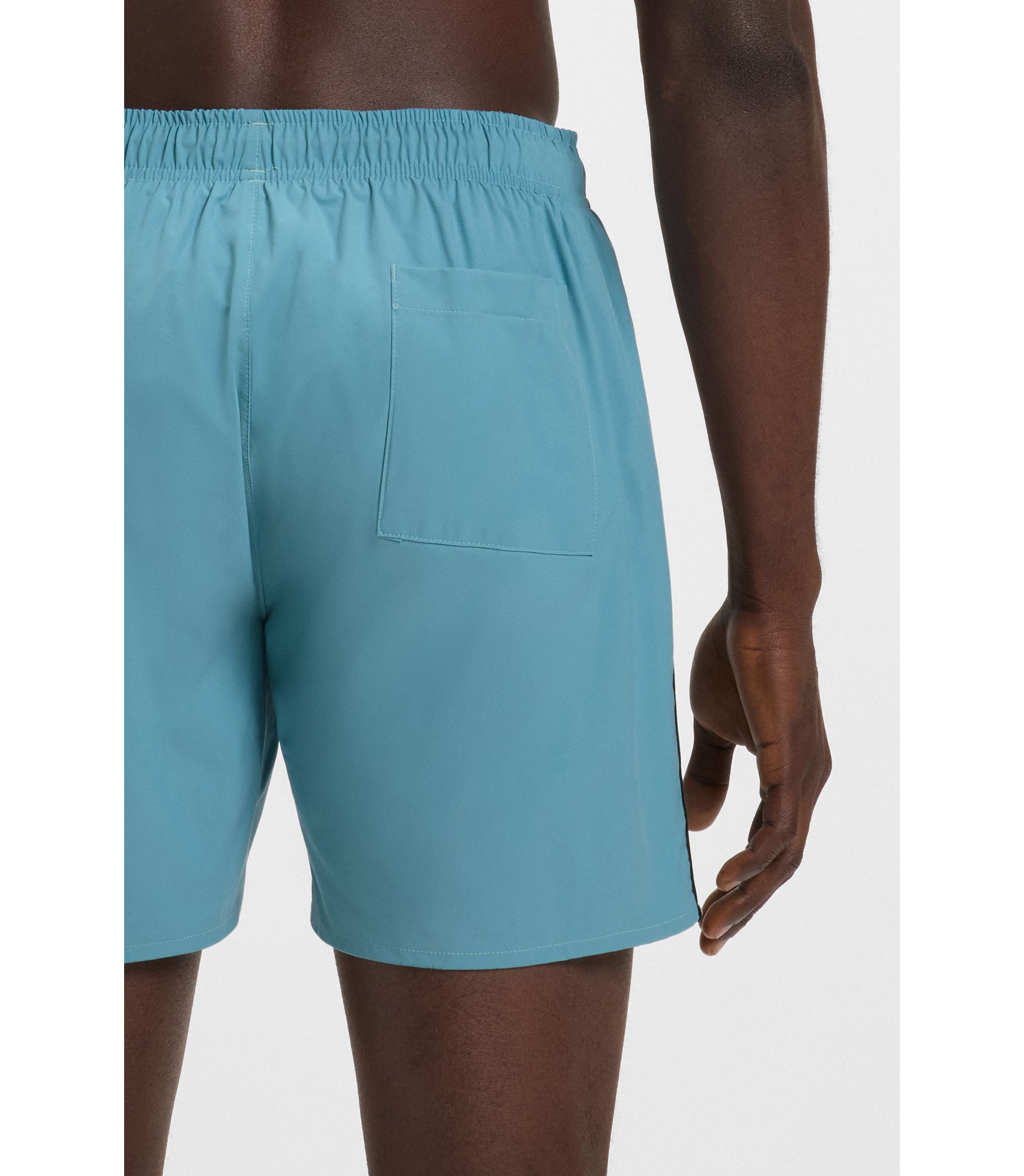 BOSS - スイムショーツ シグネチャーストライプ＆ロゴ - ライト