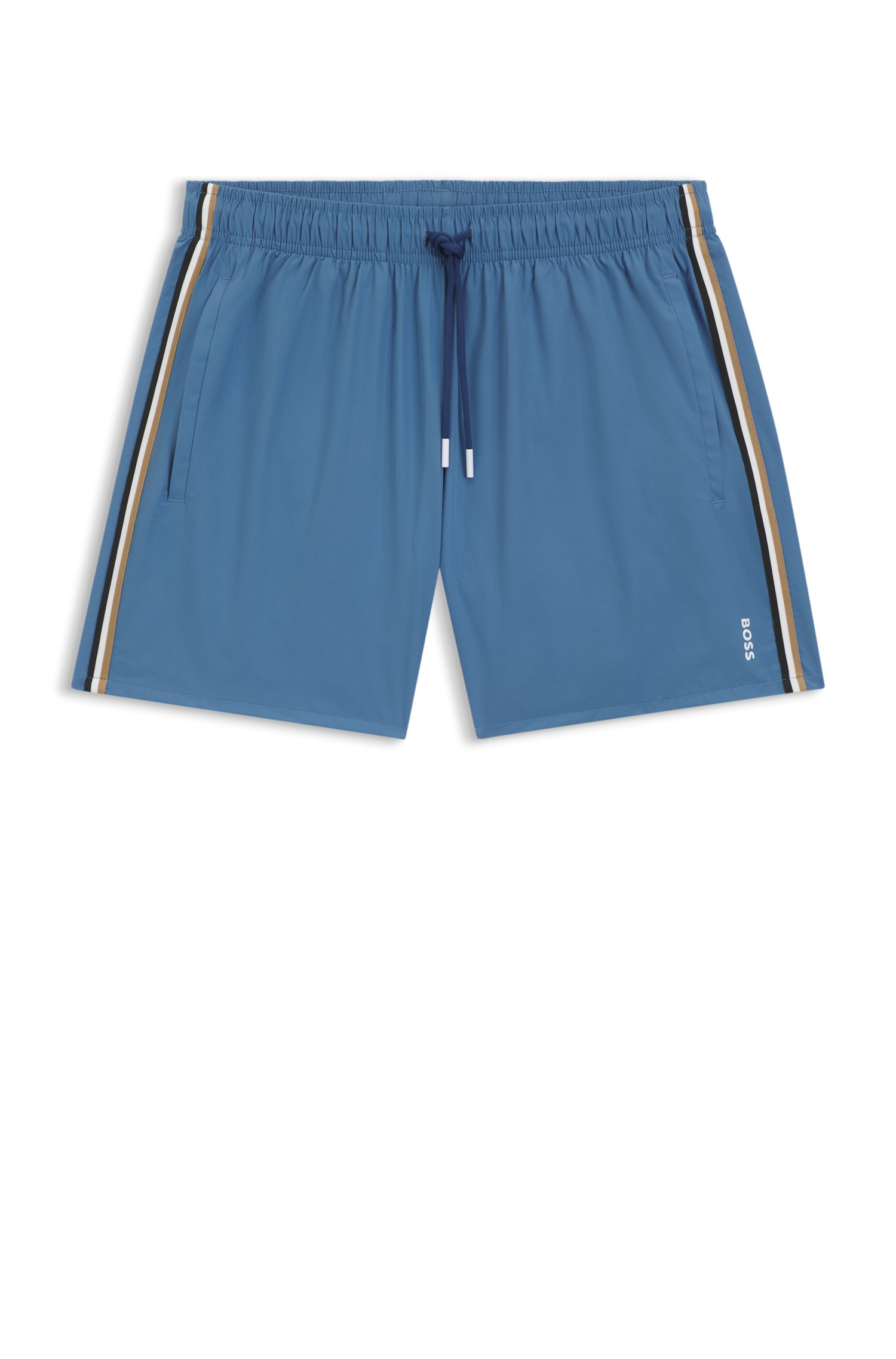 Boss Signature-stripe swim shorts herr – bild 3