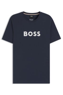 Boss Cotton-jersey T-shirt with logo print herr – bild 2