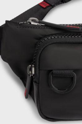 Heuptas met logopatch, Zwart