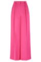 BOSS x Alica Schmidt regular-fit trousers with wide leg, Pink