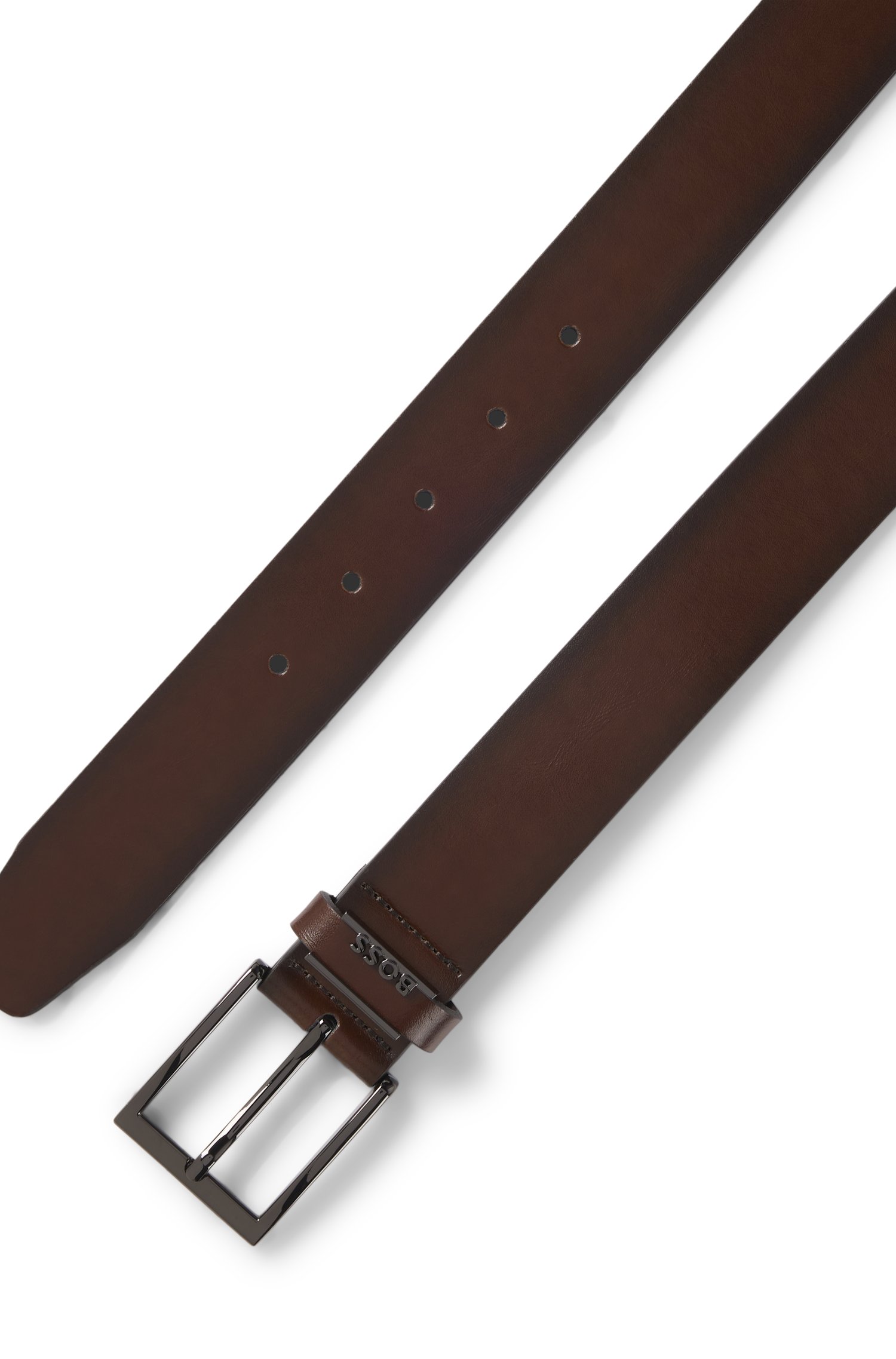 Boss Italian-leather belt skärp & hängslen herr – bild 2