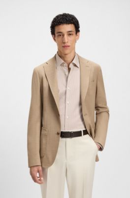 Italian-leather belt with logo keeper, Dark Brown