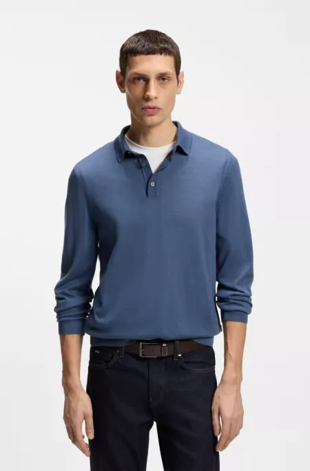 Italian-leather belt with brushed gunmetal hardware