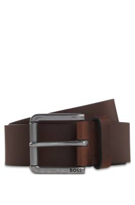 Smooth-leather belt with pin buckle 1