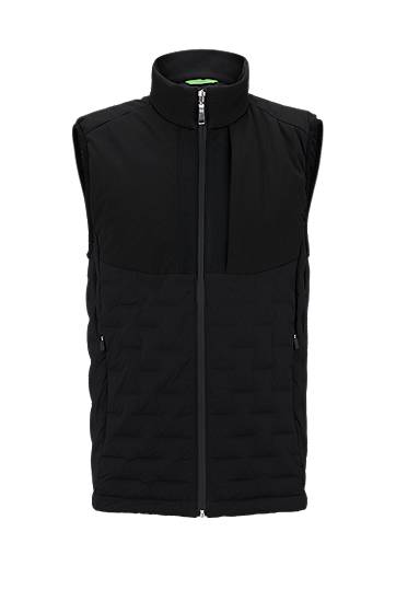 Water-repellent gilet with down filling, Hugo boss