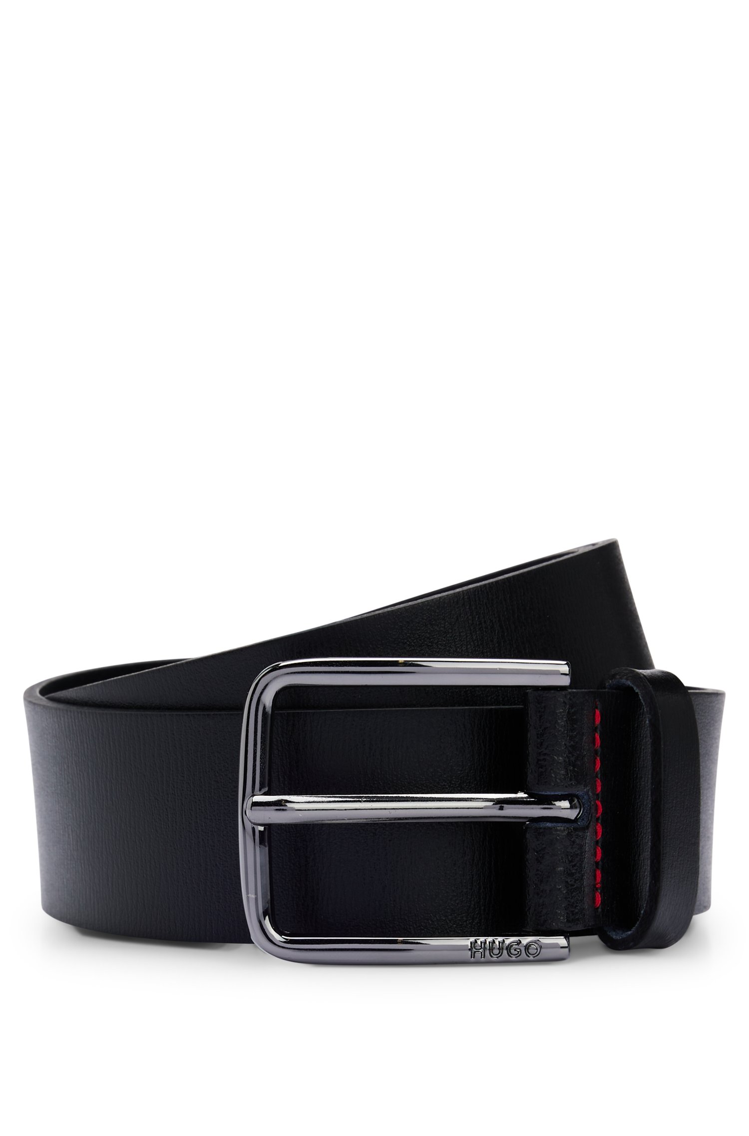 Hugo Italian-leather belt skärp & hängslen herr