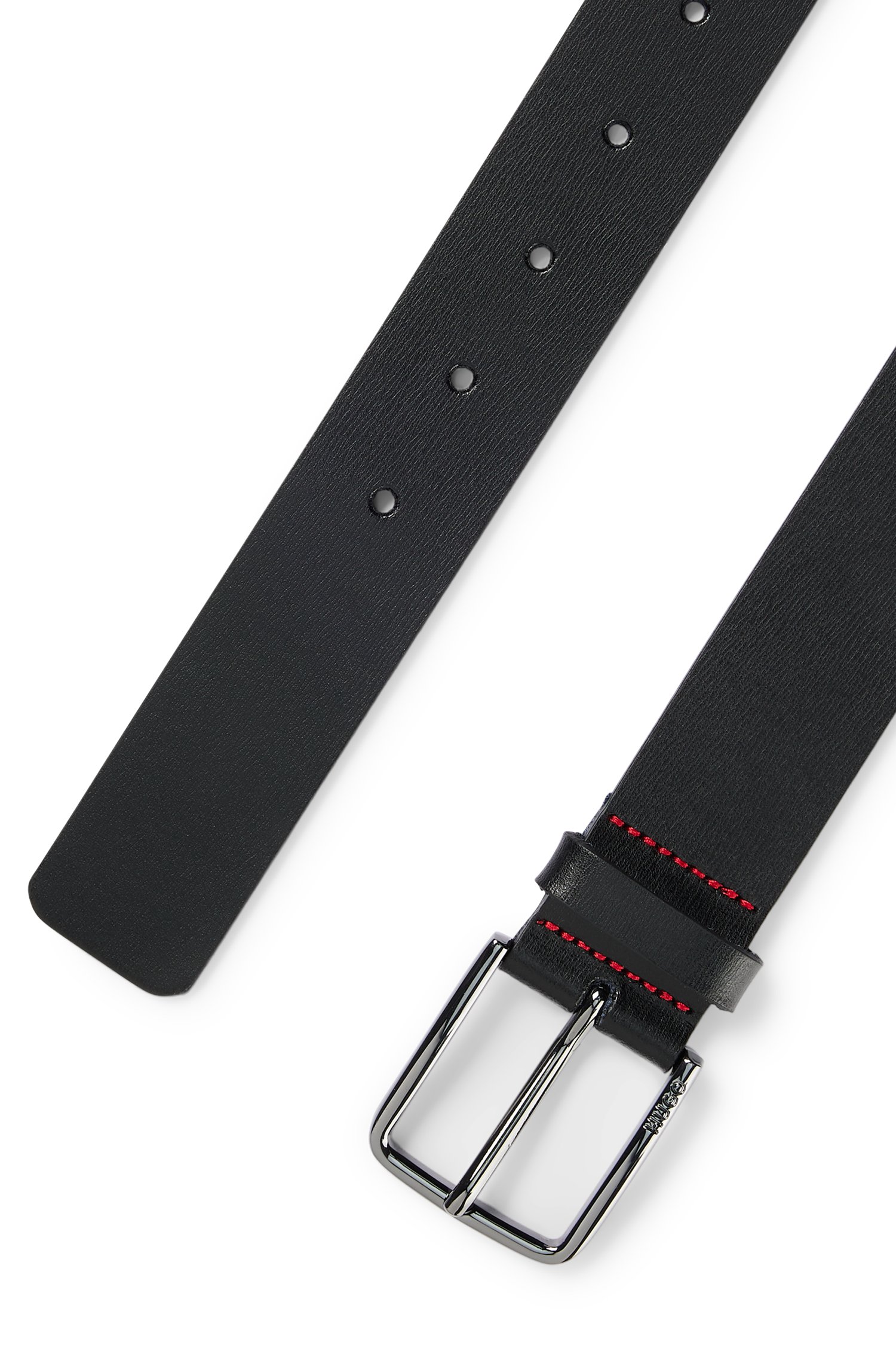 Hugo Italian-leather belt skärp & hängslen herr – bild 2