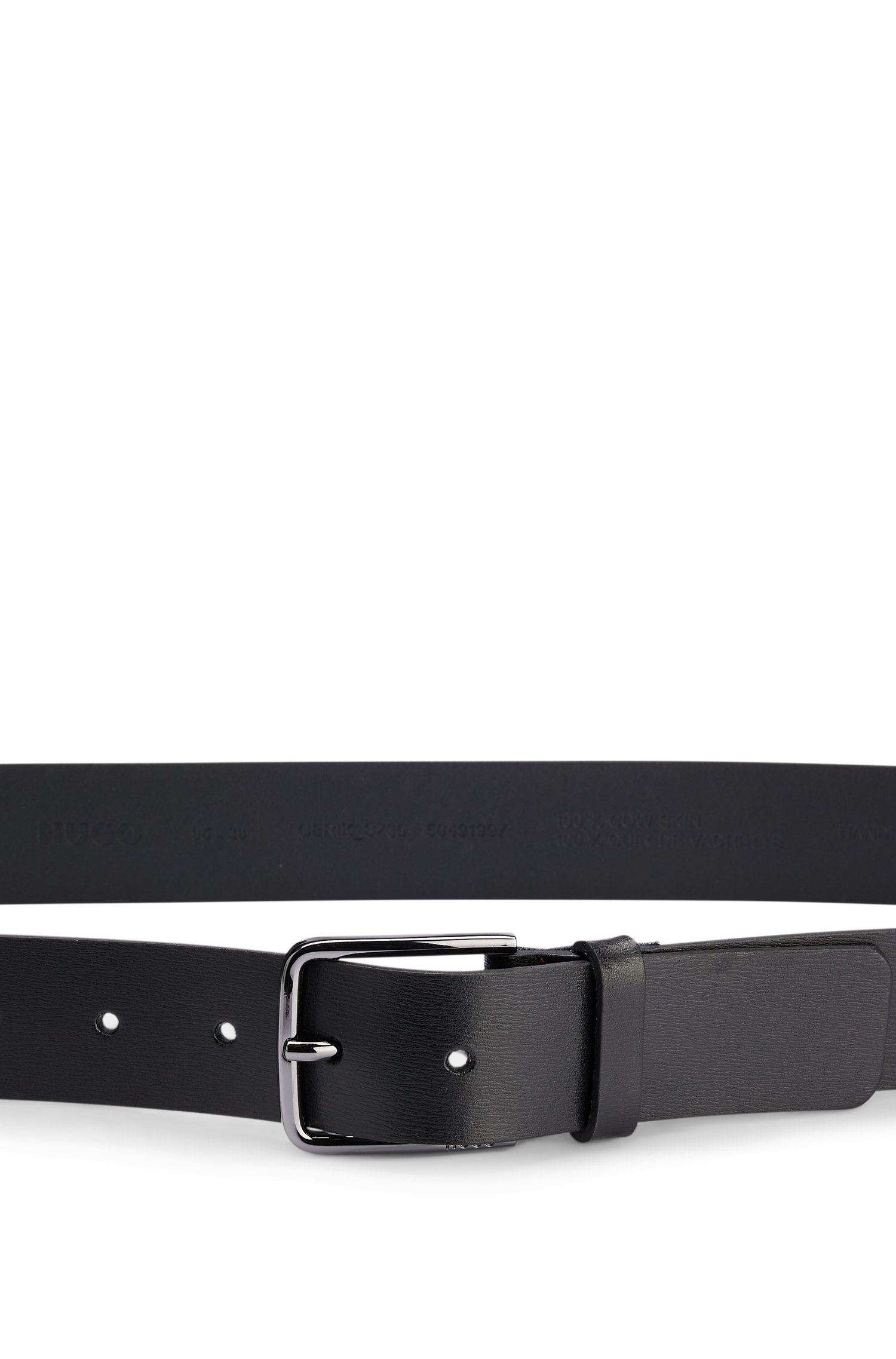 Hugo Italian-leather belt skärp & hängslen herr – bild 3