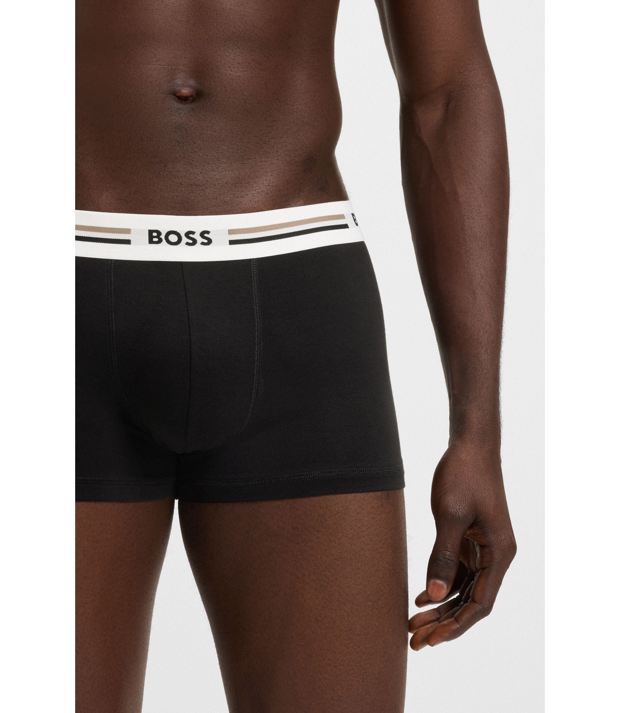 BOSS Heren Trunk 3P Revive driepack nauw aansluitende