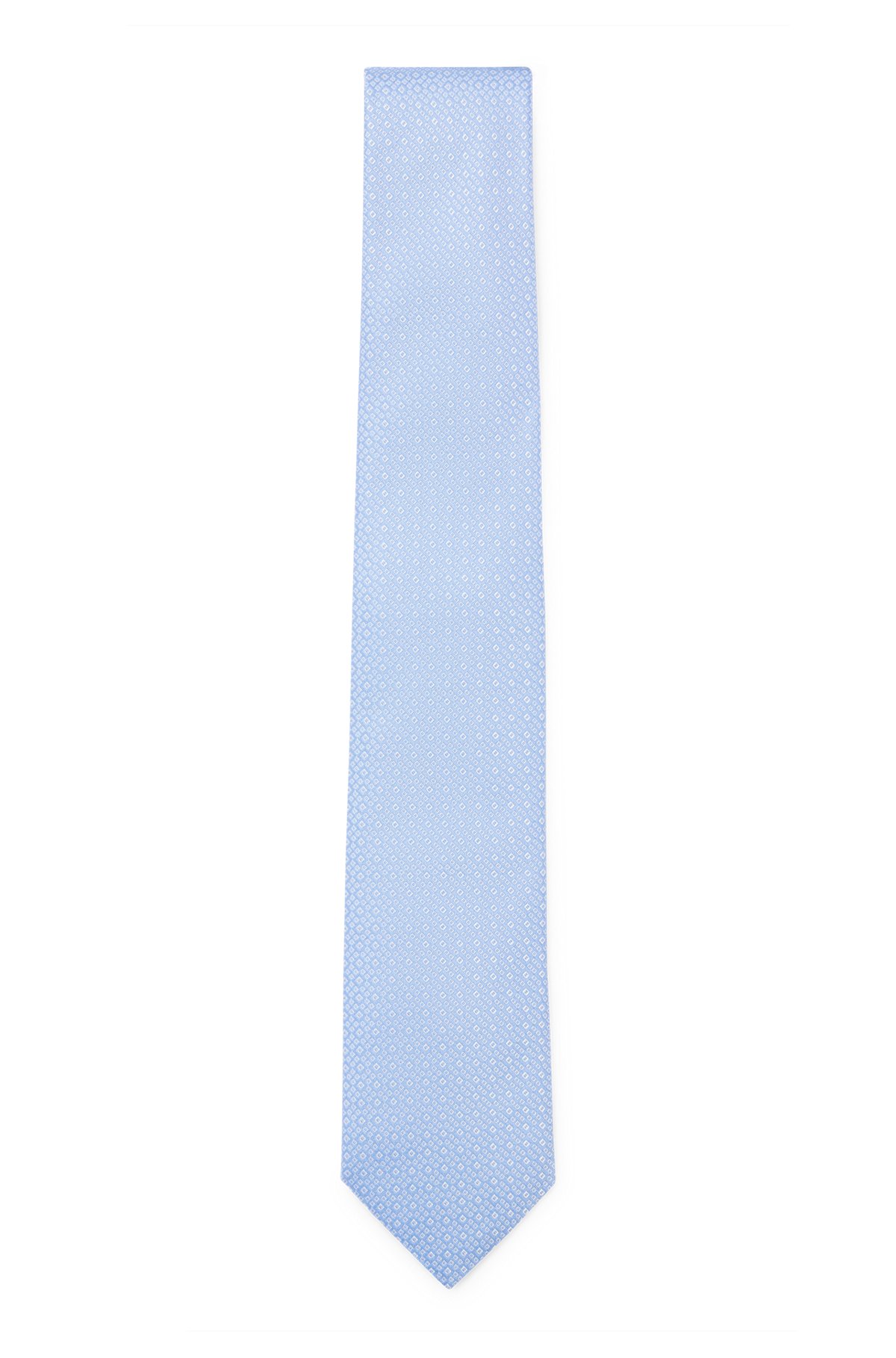 BOSS - Set aus Krawatte und Einstecktuch aus fein gemustertem Seiden -Jacquard