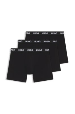 Three-pack of boxer briefs in stretch cotton