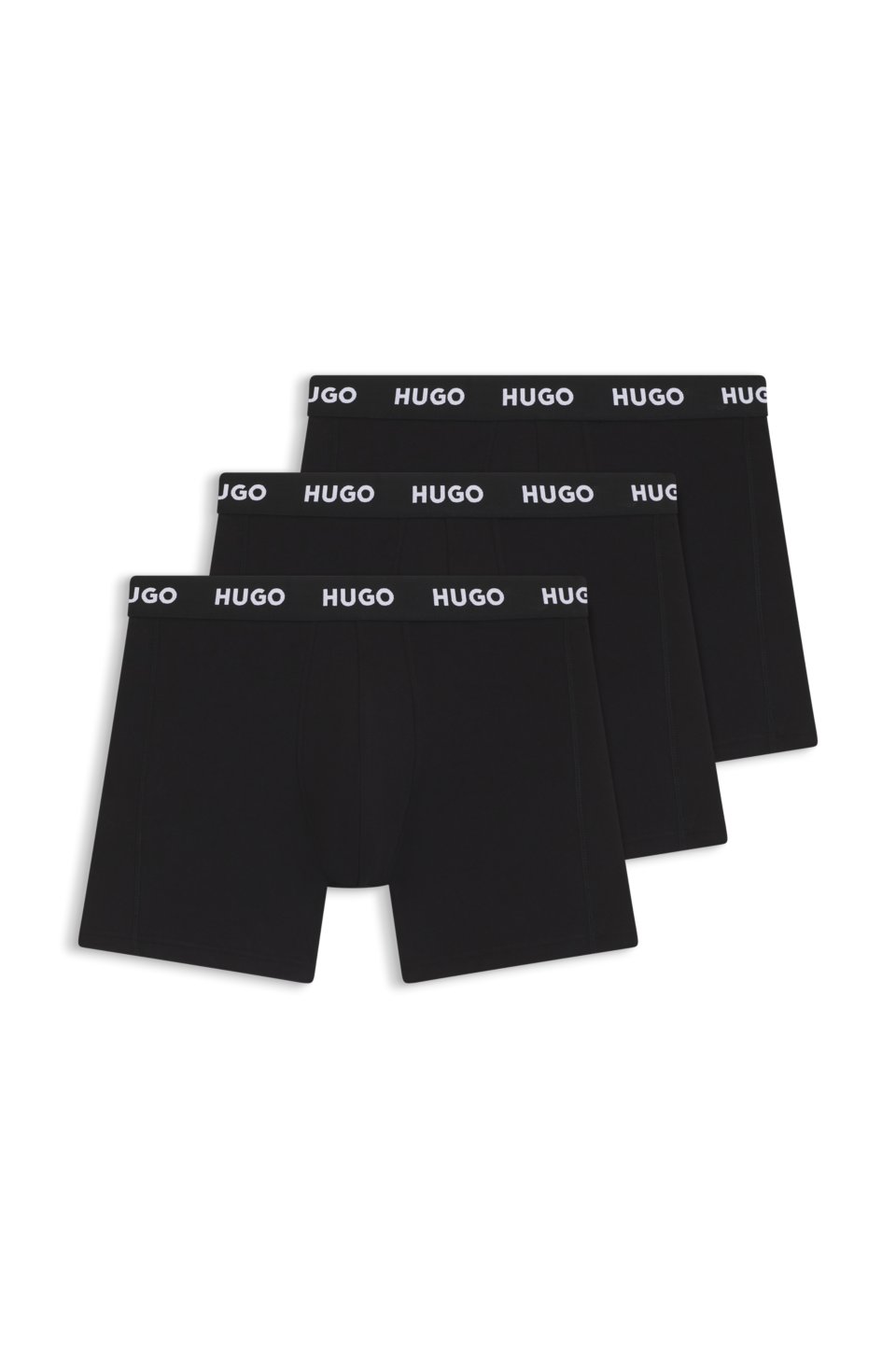 Three-pack of boxer briefs in stretch cotton