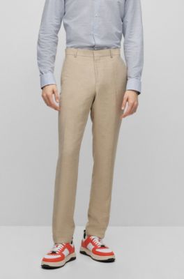 HUGO Slimfit suit in linenblend chambray