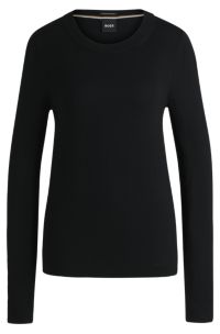 BOSS Crew neck sweater in merino wool