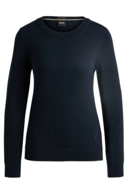 Hugo Boss Crew-neck Sweater In Responsibly Sourced Merino Wool