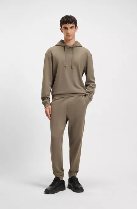 Relaxed-fit tracksuit set in cotton with logo prints