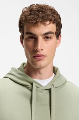 Cotton tracksuit set in a relaxed fit with logo, Light Green