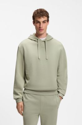 Cotton tracksuit set in a relaxed fit with logo, Light Green