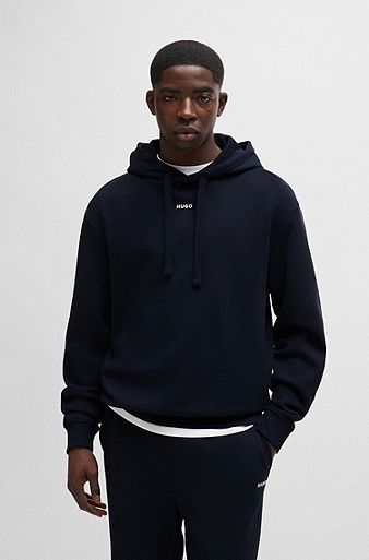 Cotton-blend tracksuit with contrast branding and piping