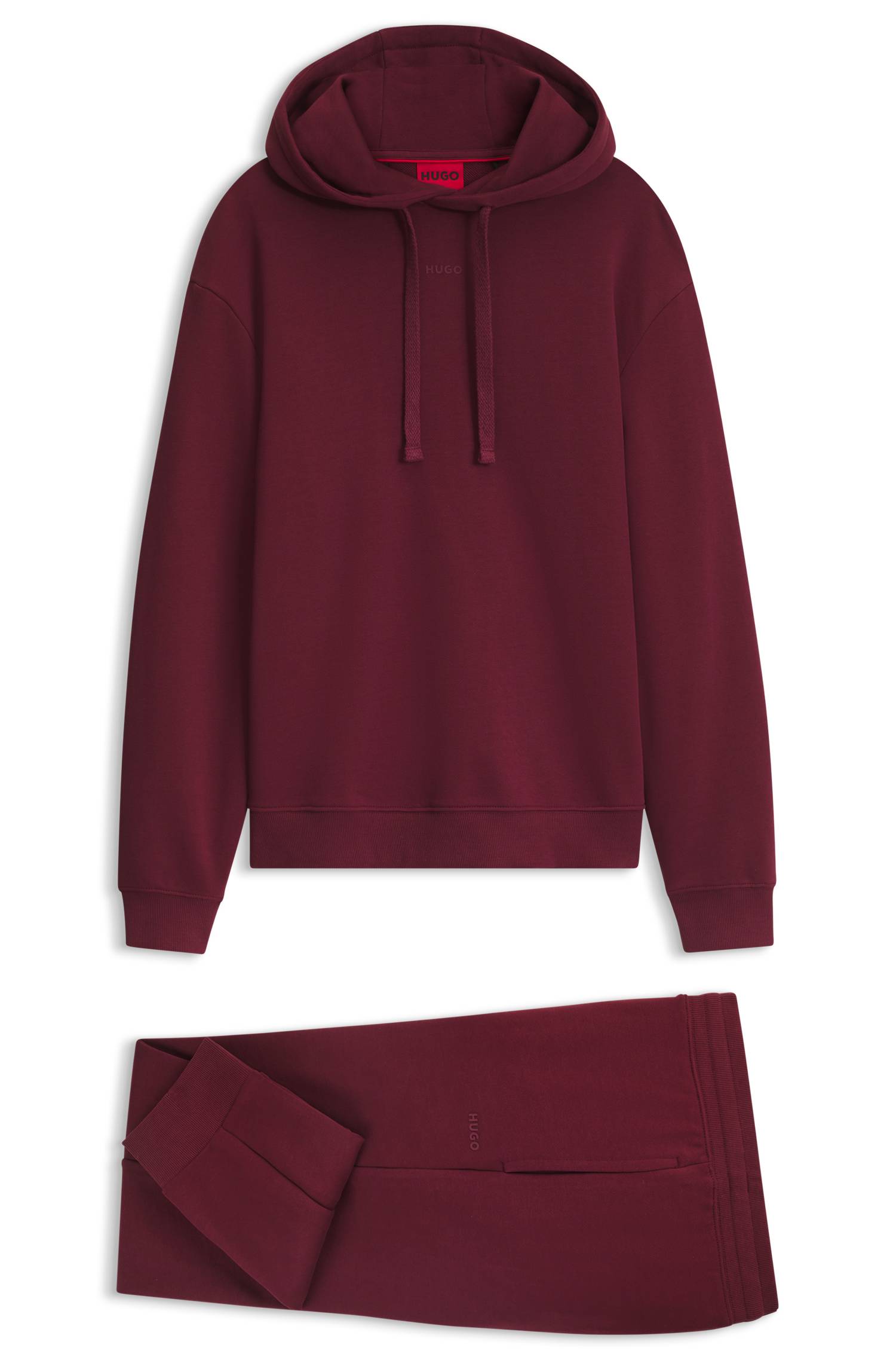 Hugo Cotton tracksuit set pyjamas & nattlinnen herr – bild 4