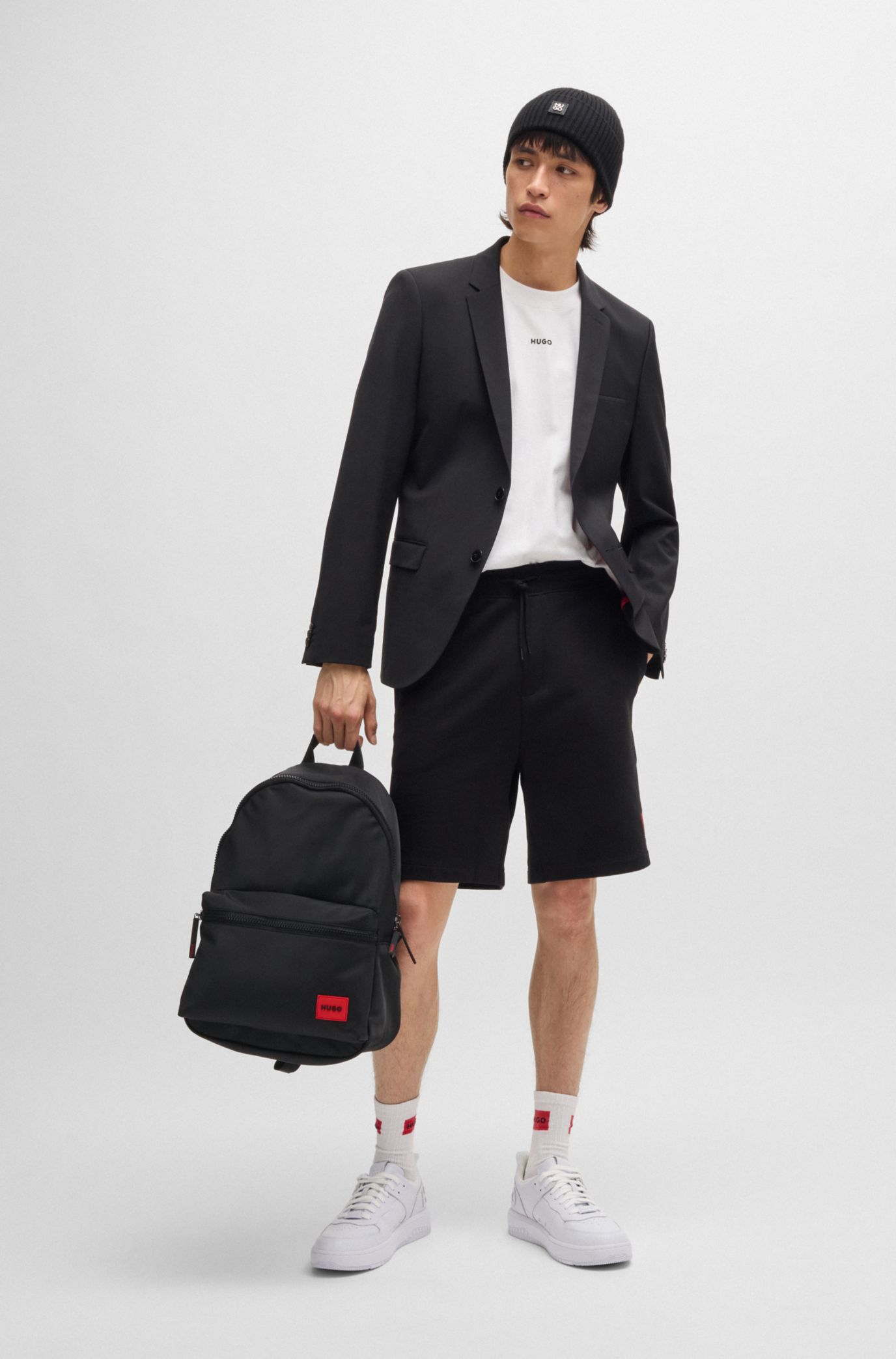 Hugo boss hot sale backpack mens