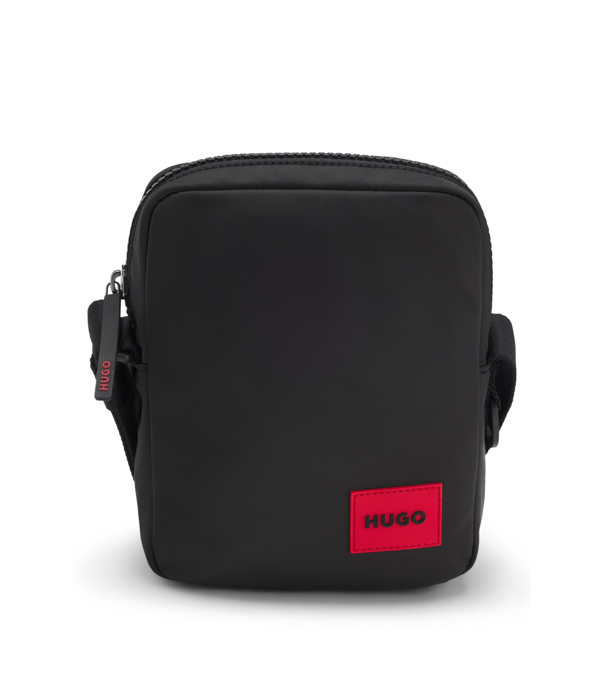 Reporter-Tasche mit gummiertem Logo-Label