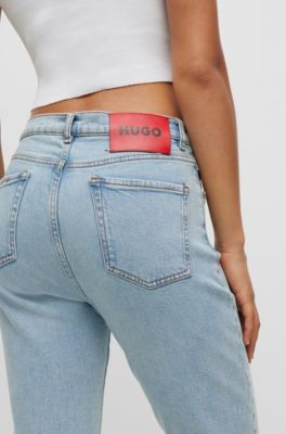 HUGO - スリムフィットジーンズ ビンテージウォッシュ ストレッチデニム