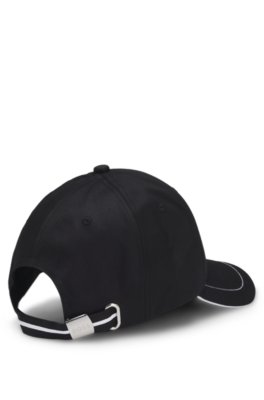 Boss Cotton-twill cap with contrast trims and embroidered logo kepsar herr – bild 2