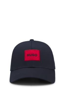 Hugo Keps mörkblå / röd dam – bild 5