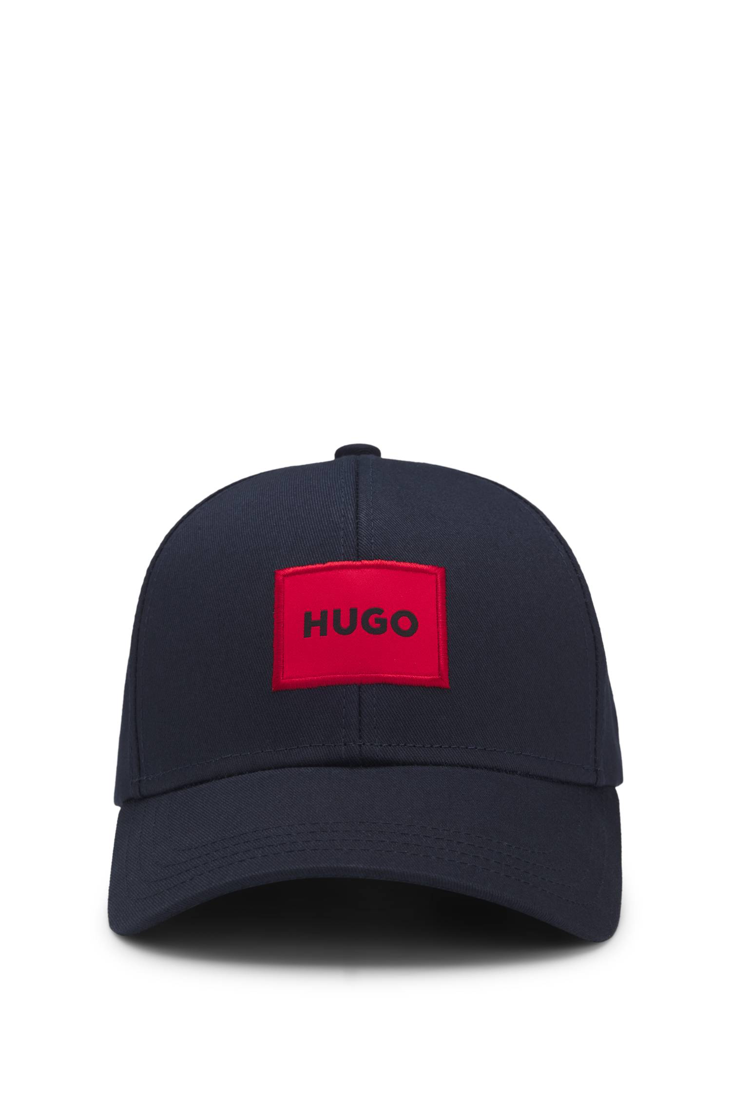 Hugo Cotton-twill cap with red logo label kepsar herr – bild 4