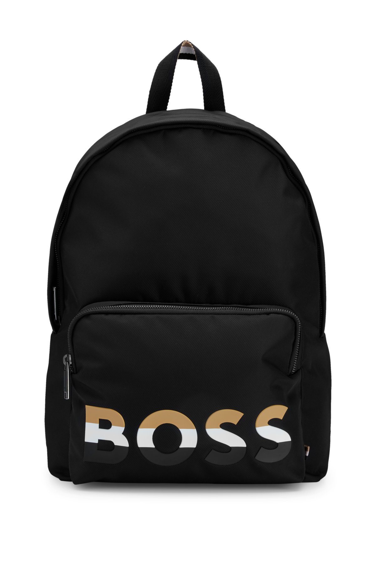 Bevise erosion Pas på BOSS - Recycled-material backpack with signature-stripe logo