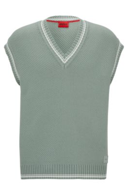 Hugo boss v on sale neck sweater