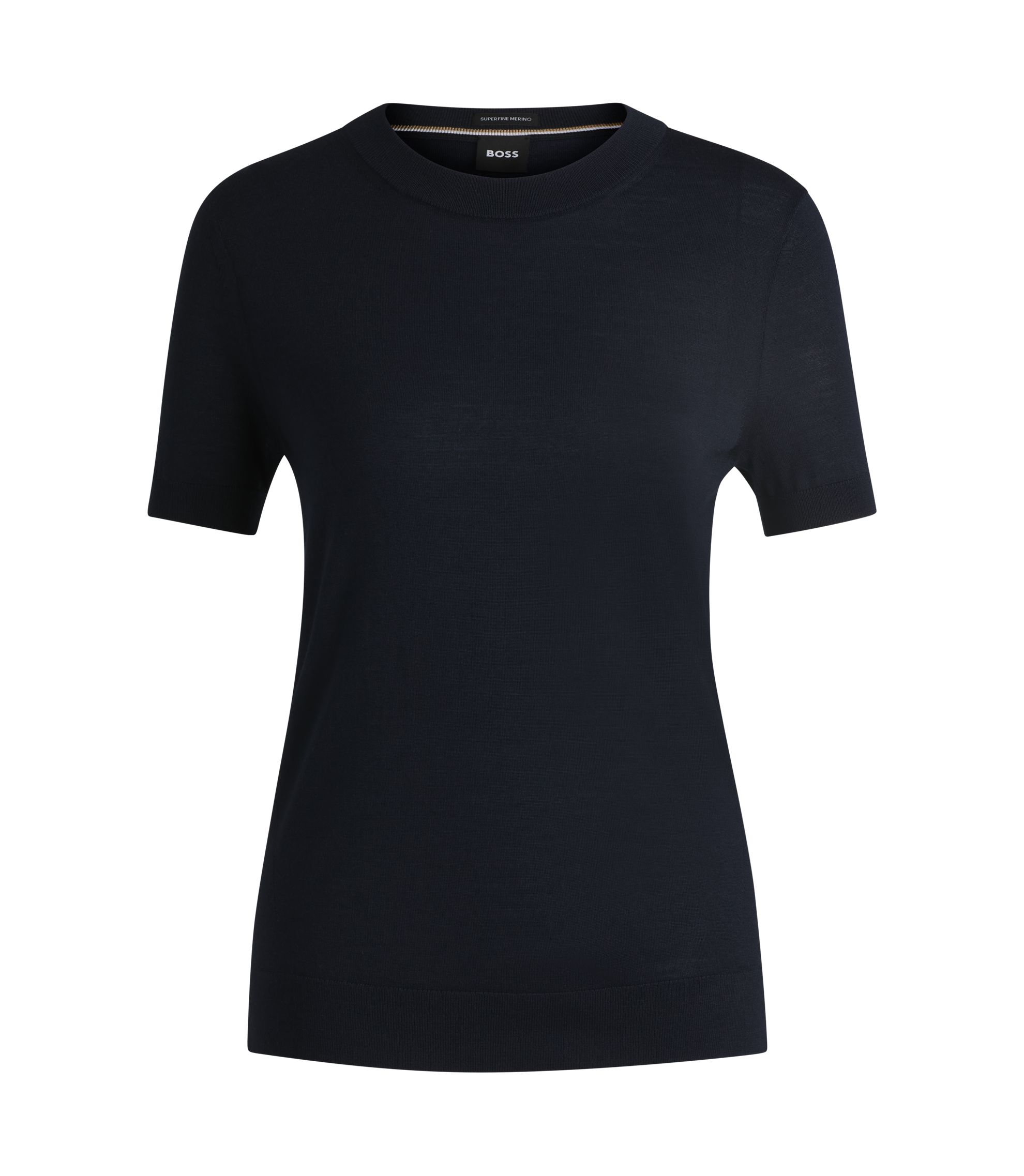 Strick-T-Shirt aus Merinowolle