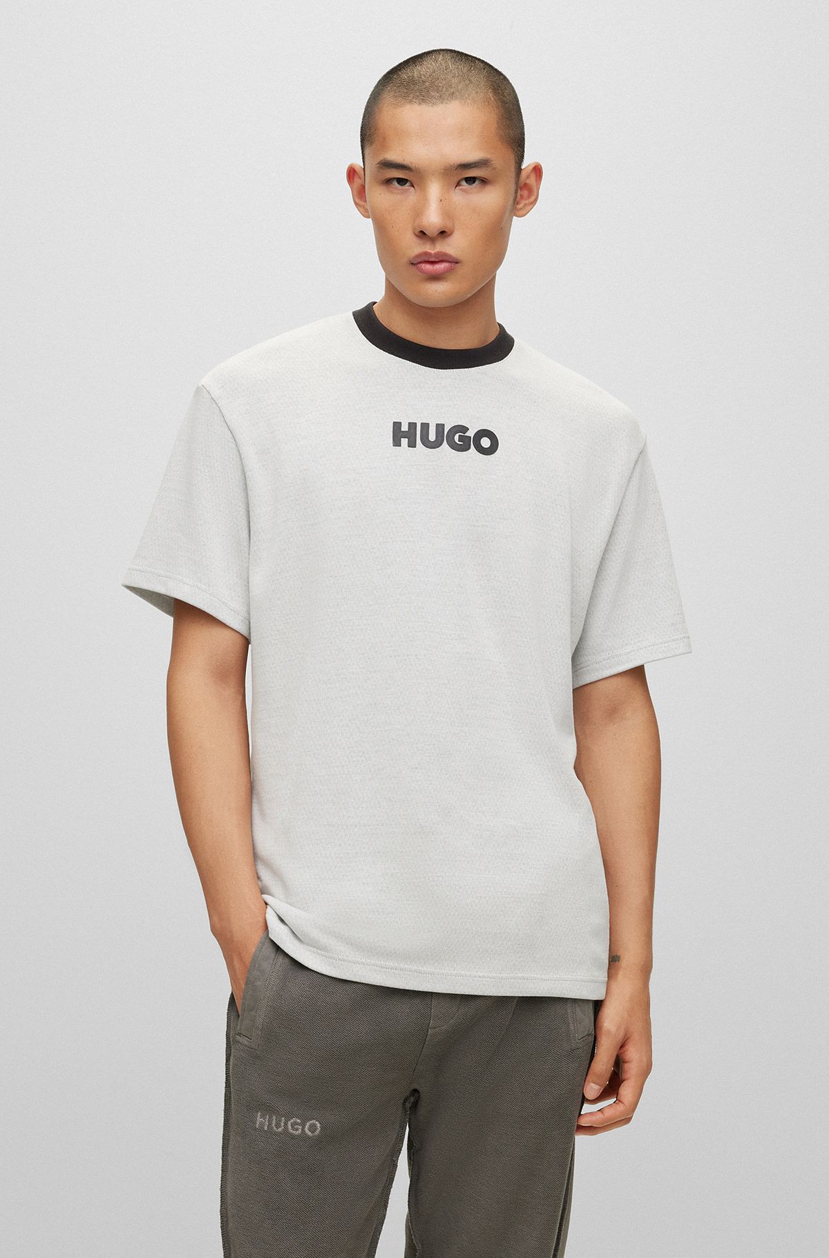 for Stylish | Men by BOSS Men BOSS HUGO Grey T-Shirts