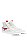 HUGO 雨果条纹和手写徽标装饰高帮帆布运动鞋,  126_Open White
