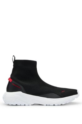 HUGO Hightop sock trainers with chunky sole and branding