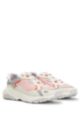 Hybrid-Sneakers mit Logo-Details, Hellorange