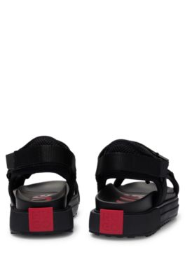 HUGO Branded sandals with touchclosure straps