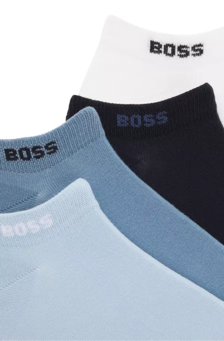 Fünferpack Sneakers-Socken aus Baumwoll-Mix mit Branding