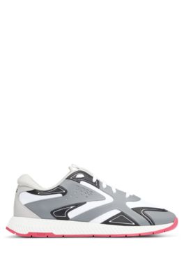 Hugo Boss Boss Titanium Runn Sneaker In Dark Grey
